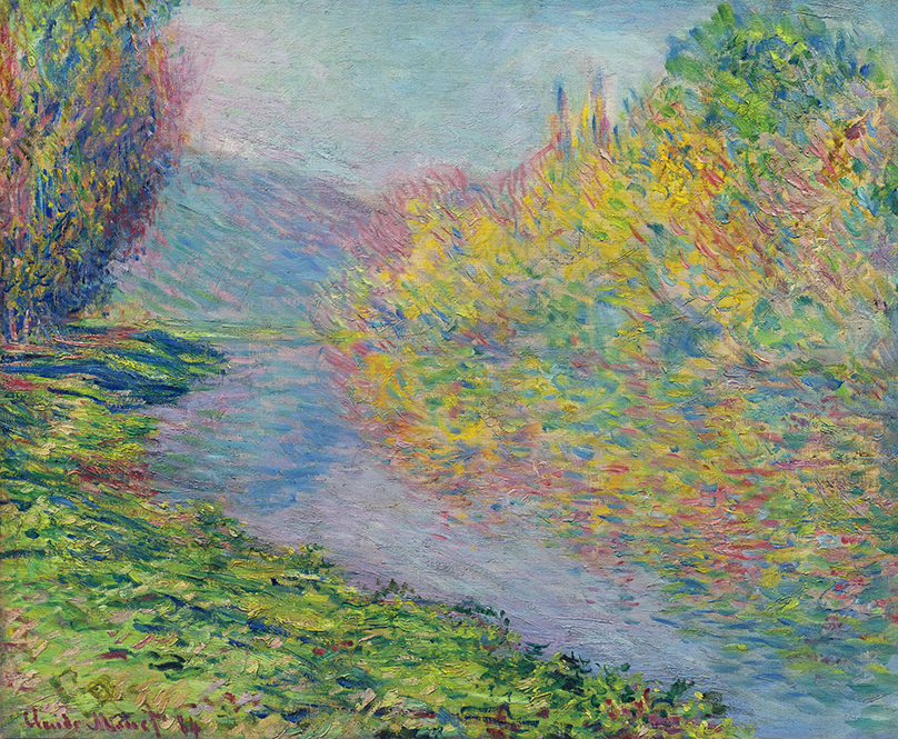 Jeufosse in Autumn by Claude Monet
