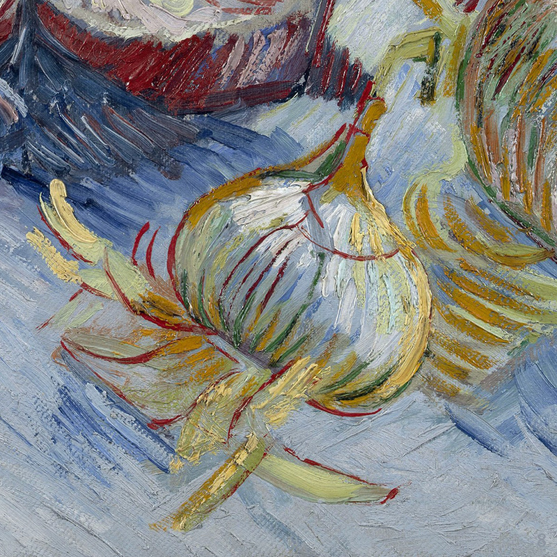 Red Cabbages and Onions (detail) by Vincent van Gogh | Lone Quixote