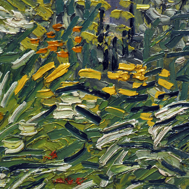 Undergrowth with Two Figures (detail) by Vincent van Gogh | Lone Quixote