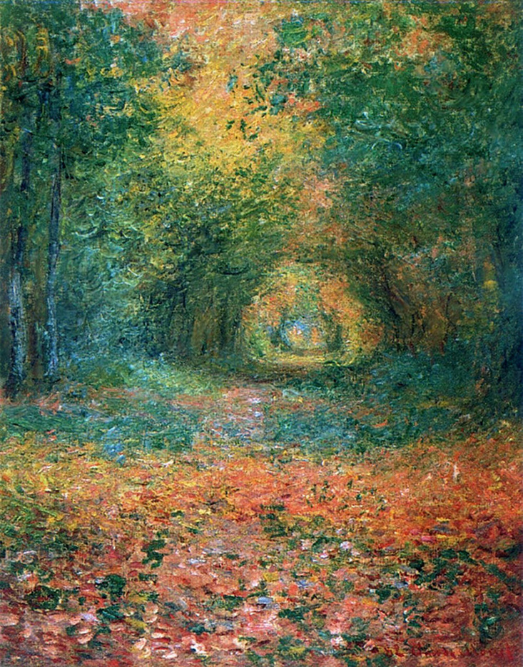The Undergrowth in the Forest of Saint Germain by Claude Monet | Lone Quixote • @lonequixote |