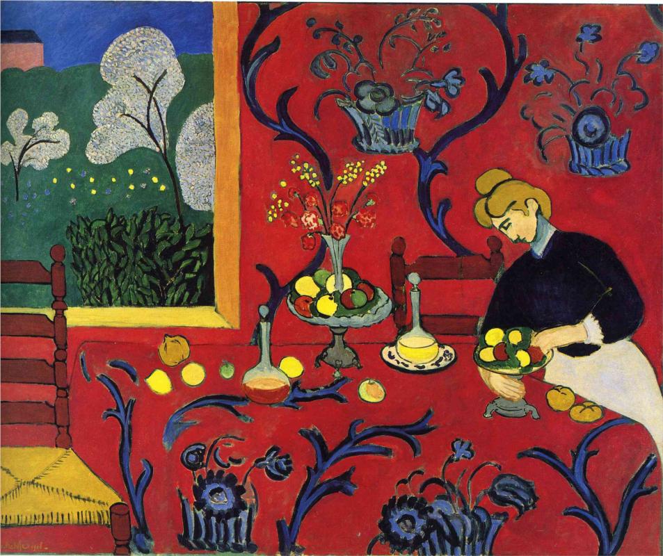 Harmony in Red by Henri Matisse 