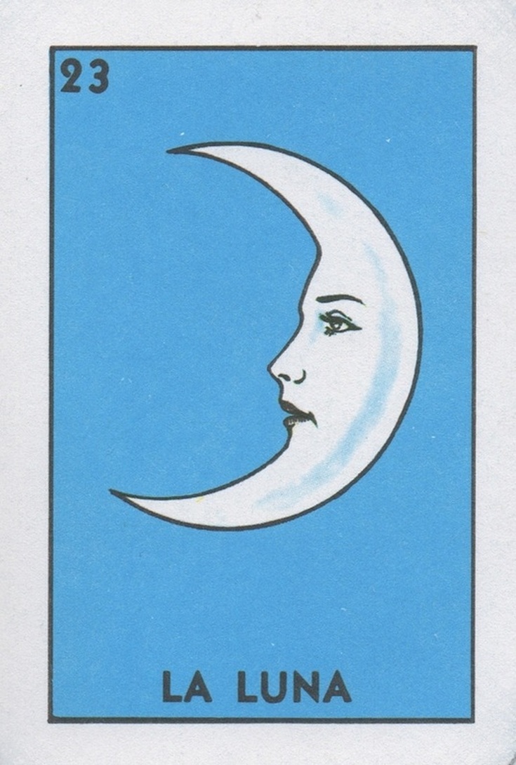 Loteria Art ... La Luna (The Moon) | Lone Quixote