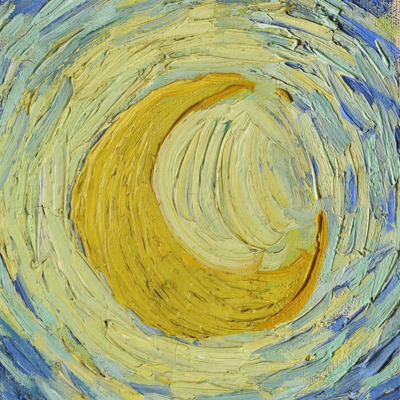 Starry Night (detail) by Vincent van Gogh