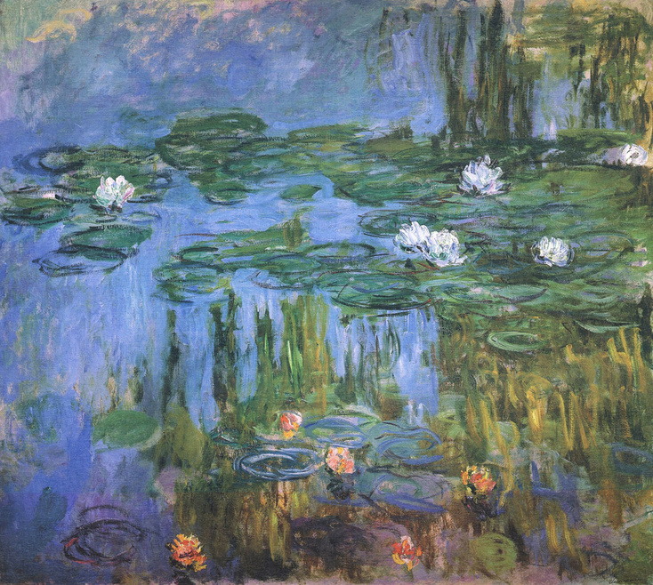 Water Lilies, 1915 by Claude Monet | Lone Quixote |