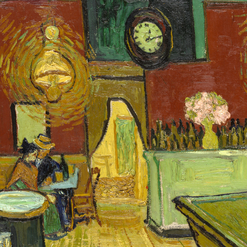 The Night Cafe (detail) by Vincent van Gogh 