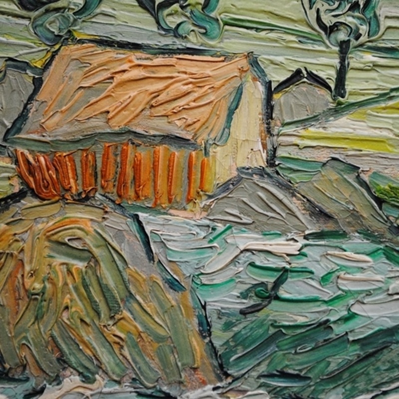 The Plain near Auvers (detail)  by Vincent van Gogh | Lone Quixote