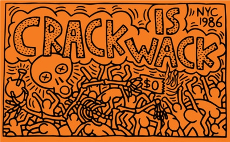 Crack is Wack by Keith Haring