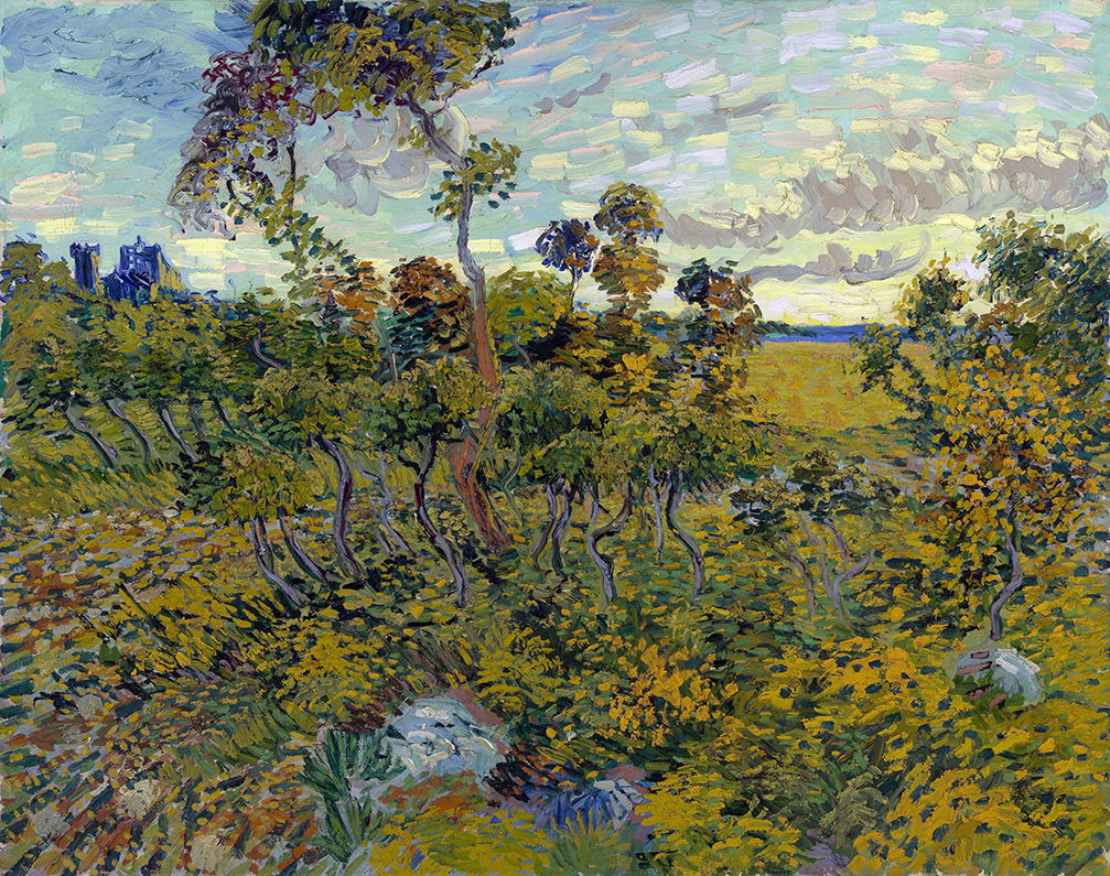 Sunset at Montmajour by Vincent van Gogh | Lone Quixote