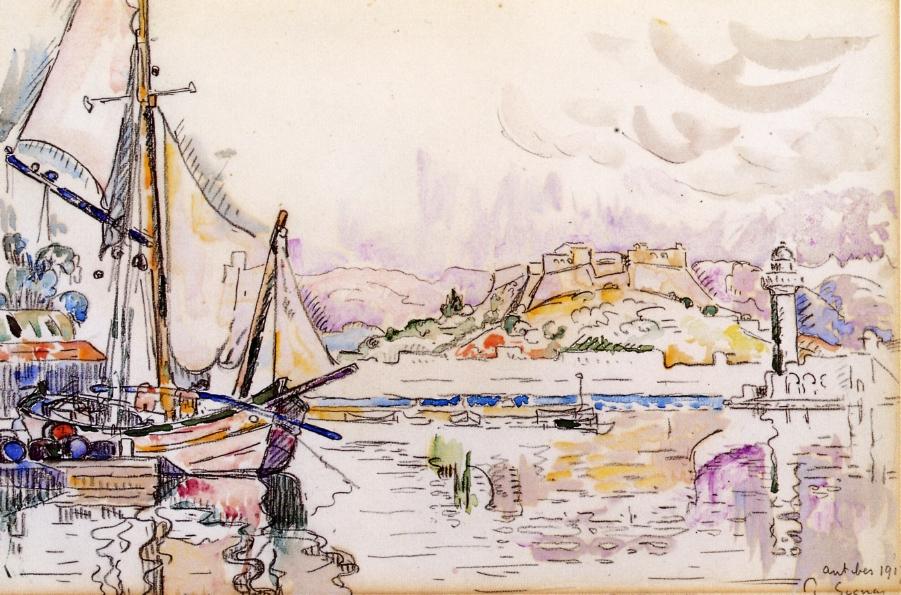 Antibes (1917) by Paul Signac
