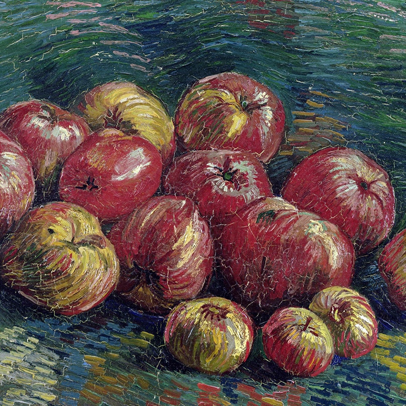 Apples (detail) by Vincent van Gogh