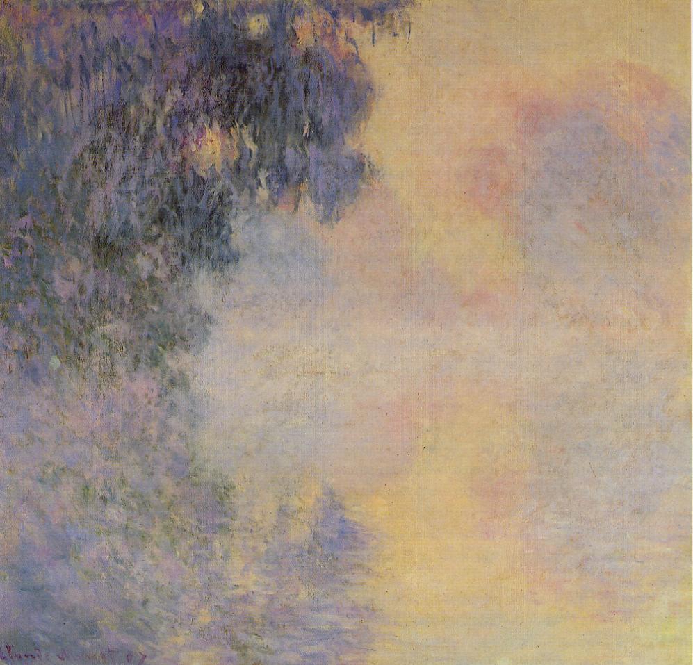 Arm of the Seine near Giverny in the Fog by Claude Monet