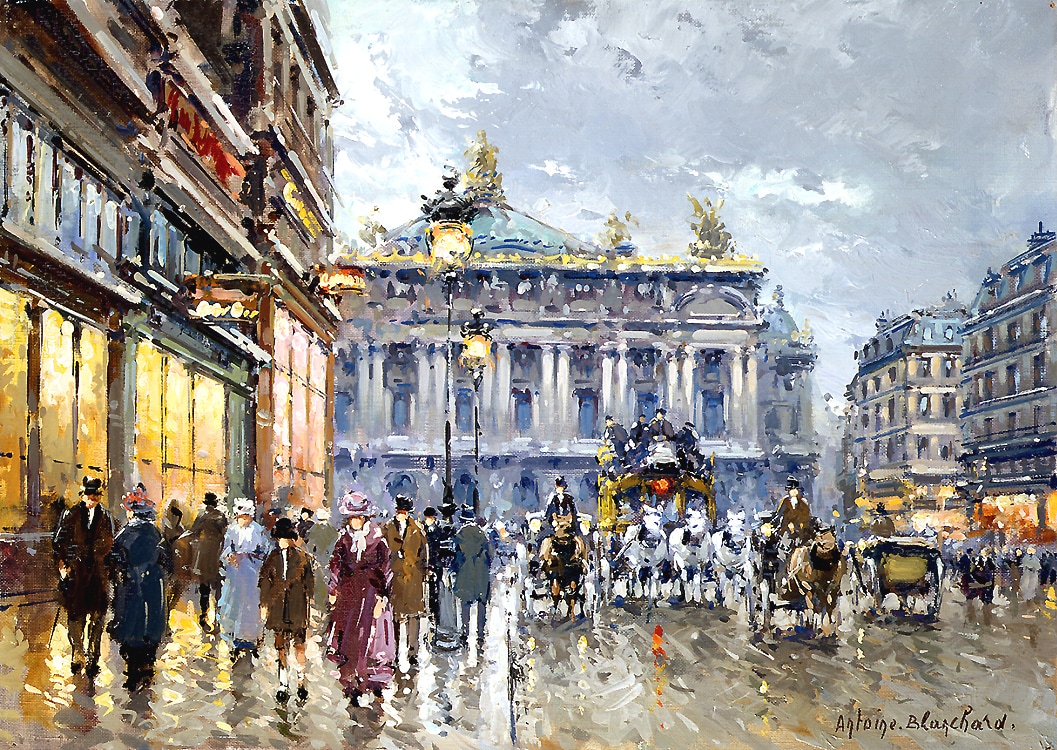 ​Avenue de l'Opera by Antoine Blanchard