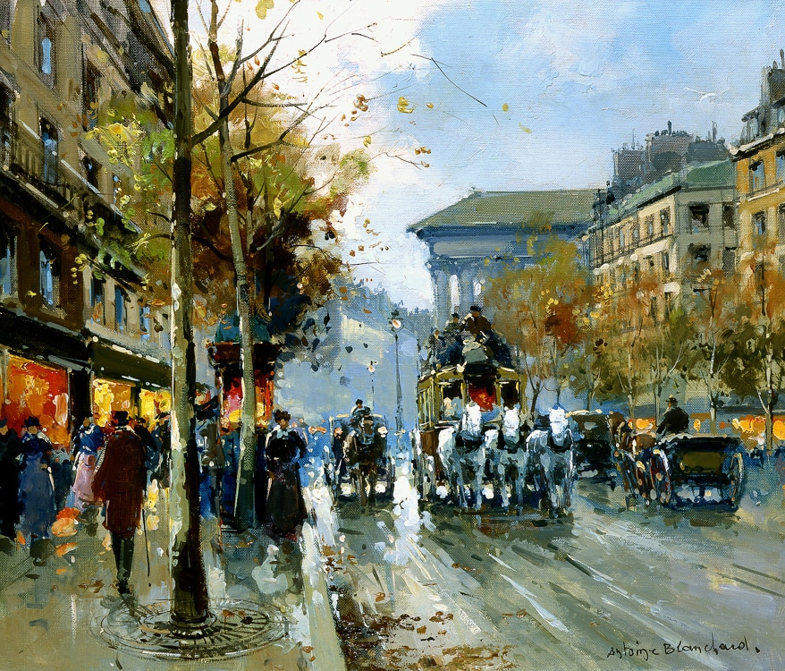Boulevard de la Madeleine by Antoine Blanchard