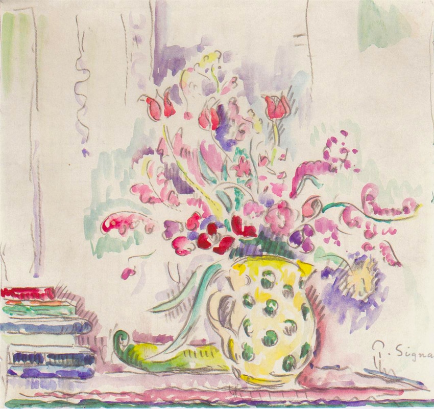 Floral Still Life by Paul Signac