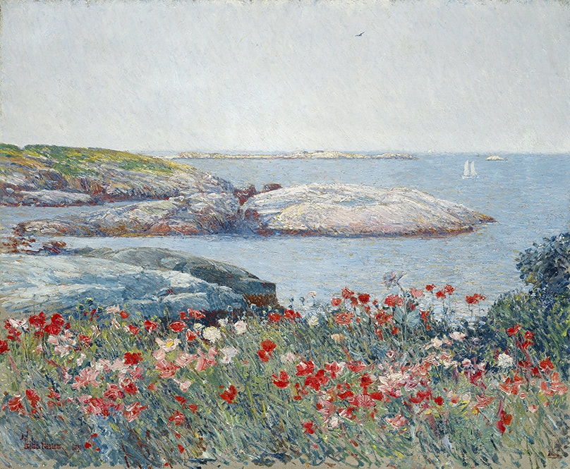 Poppies, Isles of Shoals (1891) by Childe Hassam