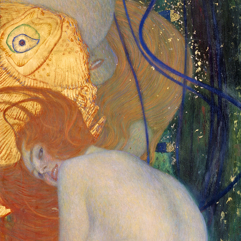 Goldfish (detail) by Gustav Klimt