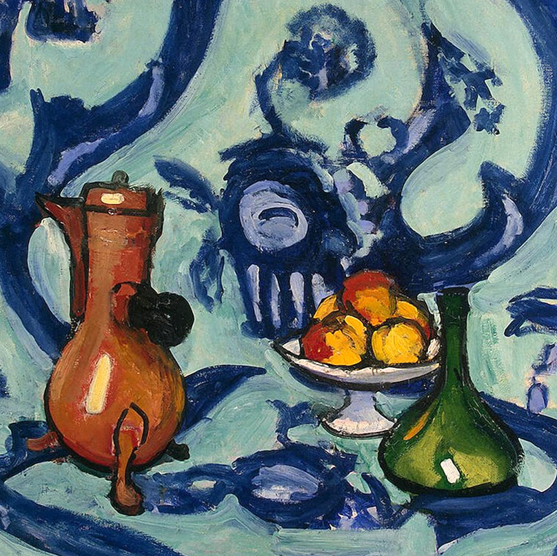 Still Life with Blue Tablecloth (detail) 1909 by Henri Matisse