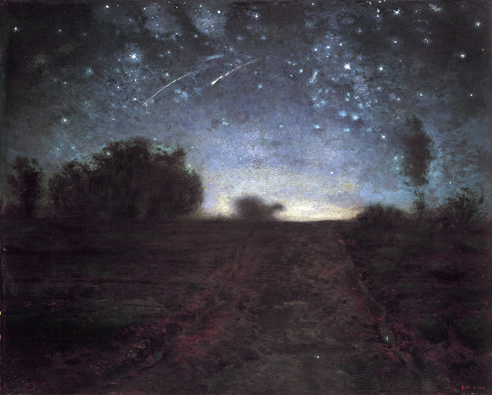 Starry Night (1865) by Jean Francois Millet