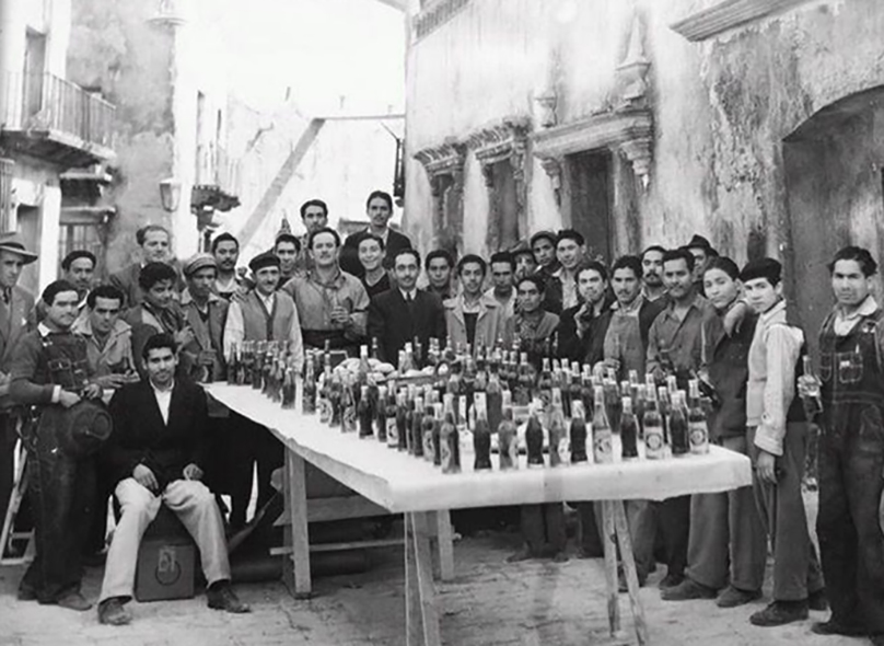 Pedro Infante with the extras of Nosotros Los Pobres (We the Poor)  Shortly after I had moved into my new apartment... I came across this photo. It is a photo of Pedro Infante, a famous actor of Mexican Cinema, and some of the extras of one of his films, Nosotros los Pobres (We the Poor).  I had stopped to take a short break from unpacking boxes when I spotted this photo. Something about the photo just stayed with me... and I just stared and stared at it... and all of sudden it hit me. It was the last film my mom and I had seen together. It was one of the last times we had shared a moment like that together. One of the last times we had shared a laugh together... I couldn’t help but smile... and before I knew what was happening I had tears streaming down my face...