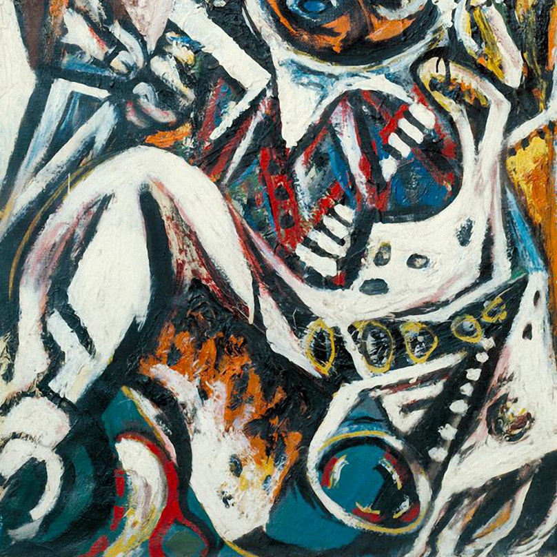 ​ Birth (detail) [1944] by Jackson Pollock