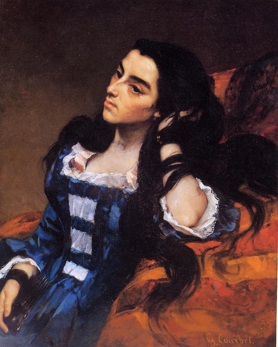 Portrait of a Spanish Lady by Gustave Courbet