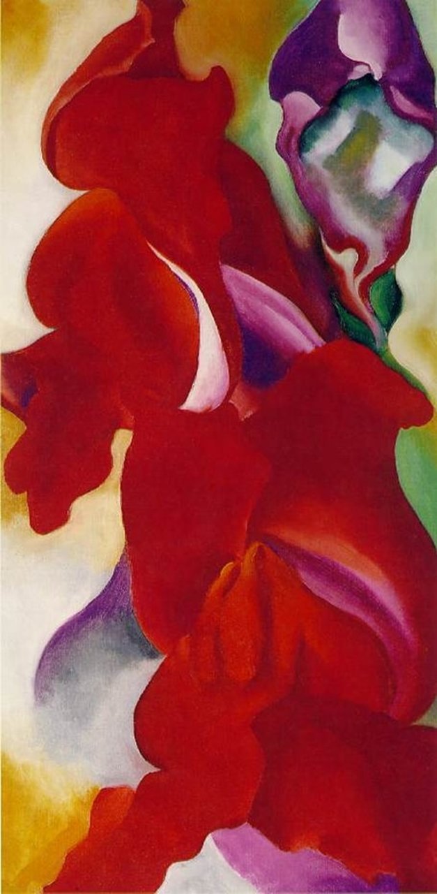 Red Snapdragons by Georgia O'Keeffe