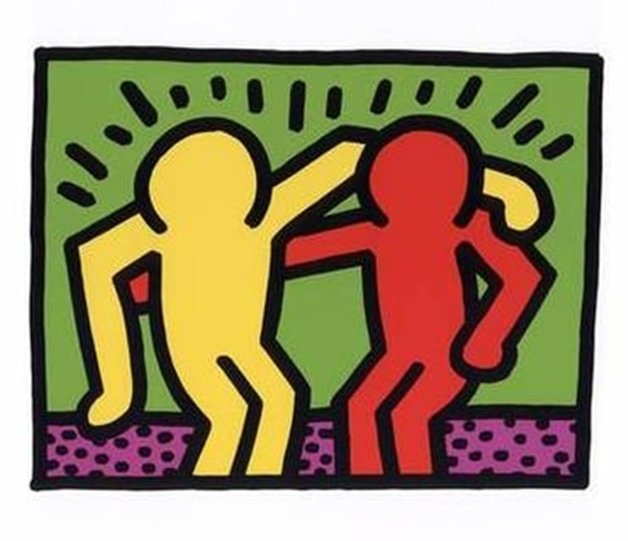 Best Buddies by Keith Haring