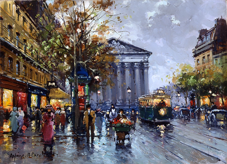 ​Rue Royal Madeleine by Antoine Blanchard