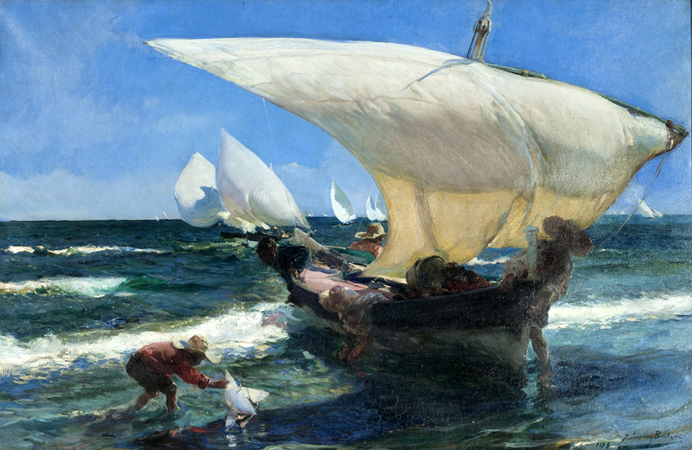 On the Valencian Coast (1898) by Joaquin Sorolla