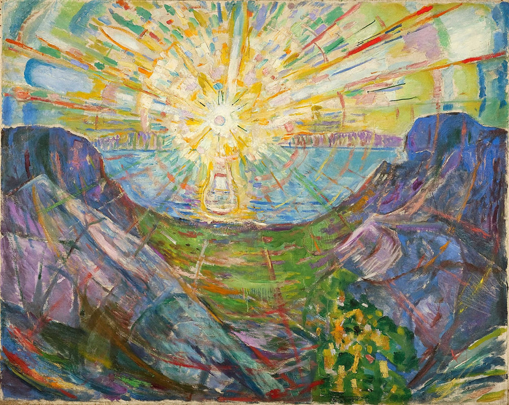 The Sun by Edvard Munch