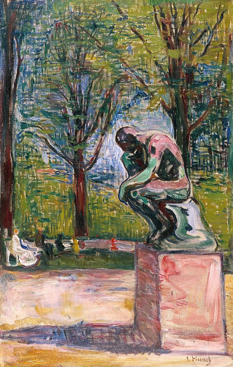 The Thinker (1907) by Edvard Munch