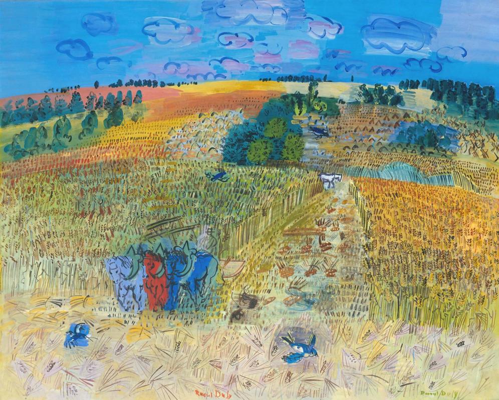 The Wheatfield by Raoul Dufy