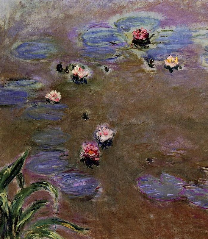 Water Lilies, 1917 (detail) by Claude Monet