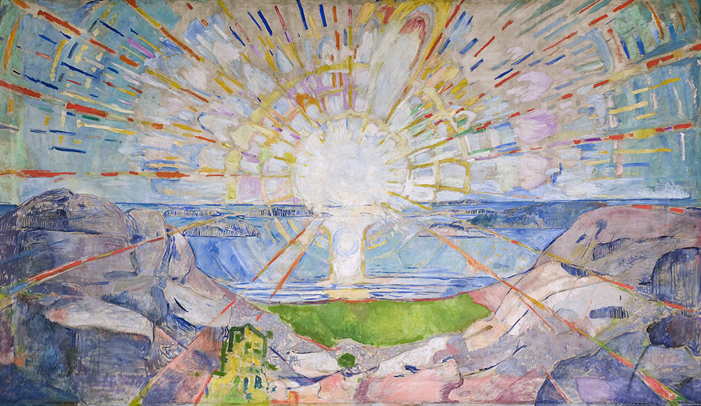 The Sun (1911) by Edvard Munch